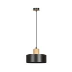 Emibig Suspension Luminaire Torin Acier Noir | Convient pour 1x E27 - Max 15W