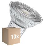 Lot 10x Ledvance Spot LED GU10 PAR16 6.1W 575lm 60D - 940 Blanc Froid | Meilleur Rendu Des Couleurs - Dimmable - Équivalent 80W