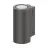 Ledvance Applique Murale Urban Vario Aluminium Gris Up & Down 27W 2700lm - 830-840 CCT | IP65 - Dali Dimmable