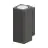 Ledvance Applique Murale Urban Vario Aluminium Gris Up & Down 27W 2700lm - 830-840 CCT | IP65 - Dali Dimmable