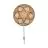 Good&Mojo Applique Murale Andros Natural/Blanc | Convient pour 1x E27 