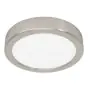 Eglo Plafonnier Fueva 6 Acier Nickel Satiné 7.5W 1000lm - 827-840-865 CCT