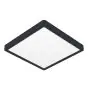 Eglo Plafonnier Éclairage de salle de bains Fueva 6 Plastique Noir 13W 2100lm - 827-840-865 CCT