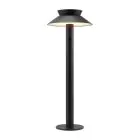 Nordlux Solar Lampadaire extérieur Justina Métal Noir 5W 400lm - 830 Blanc Chaud | Détecteur de Mouvement et de Lumière