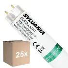 Lot 25x Sylvania Blacklight BL368 T12 Toughcoat 40W - 368 UV | 120cm
